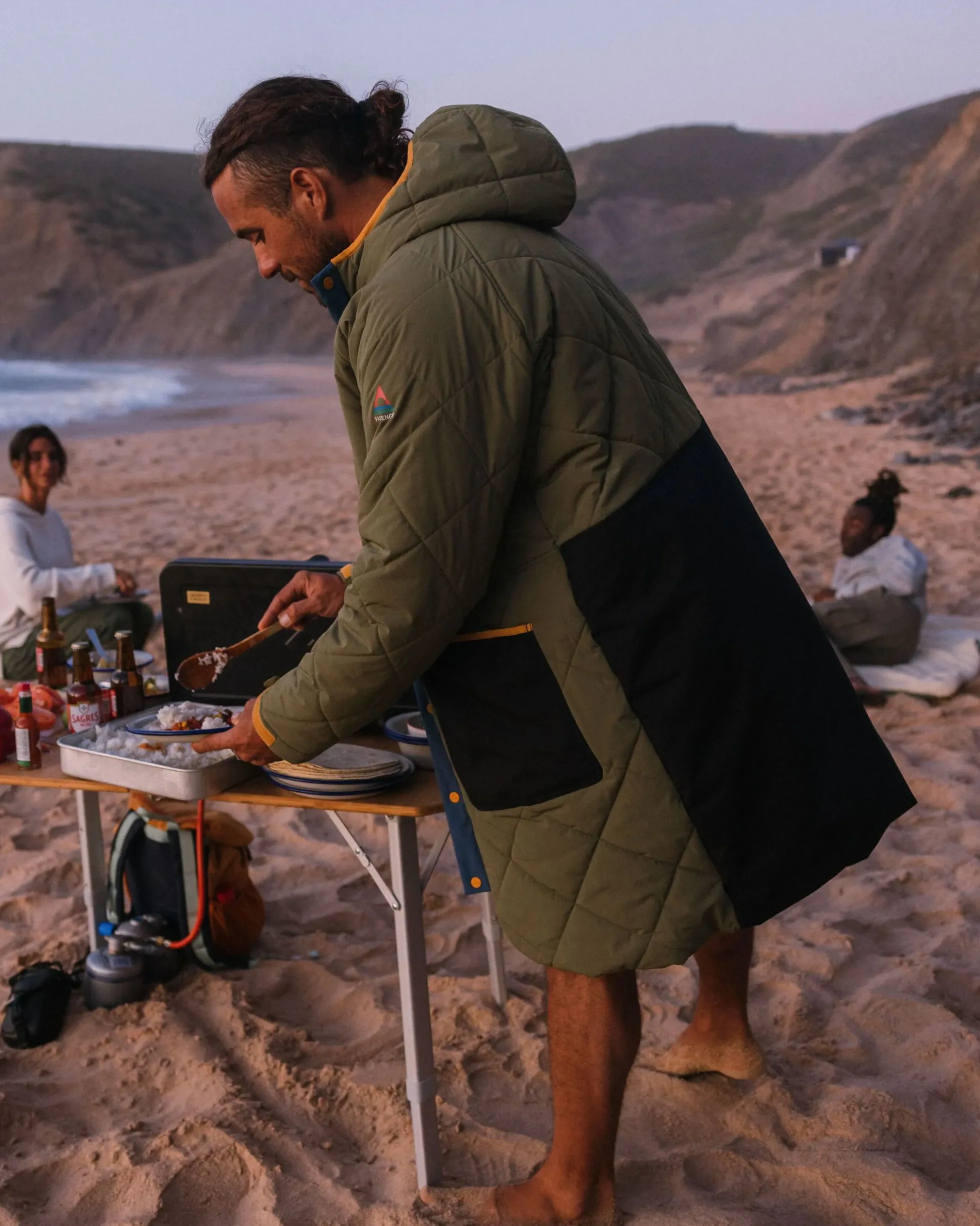 Campscape Fleece-gefütterter Parka