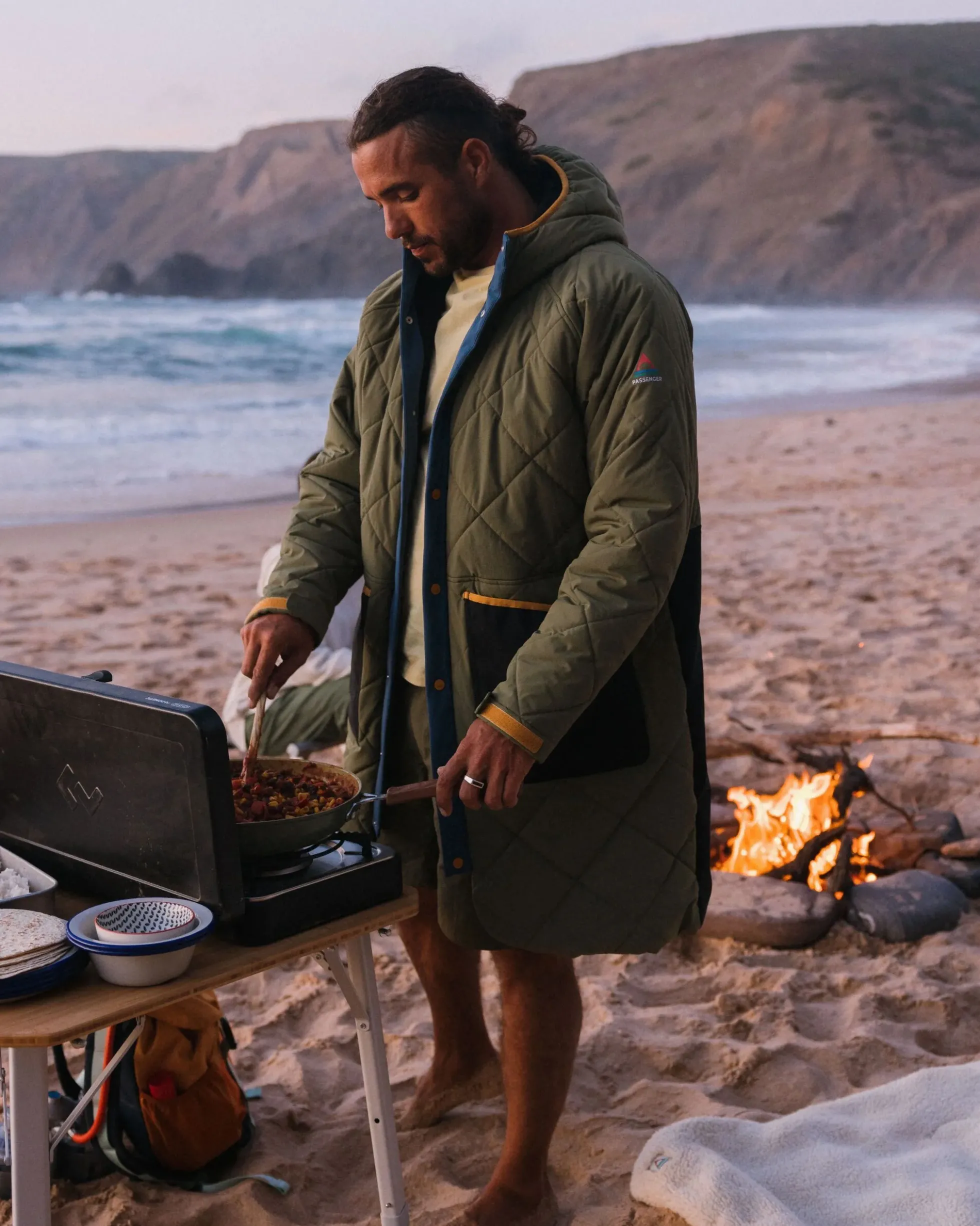 Campscape Fleece gefütterter Parka