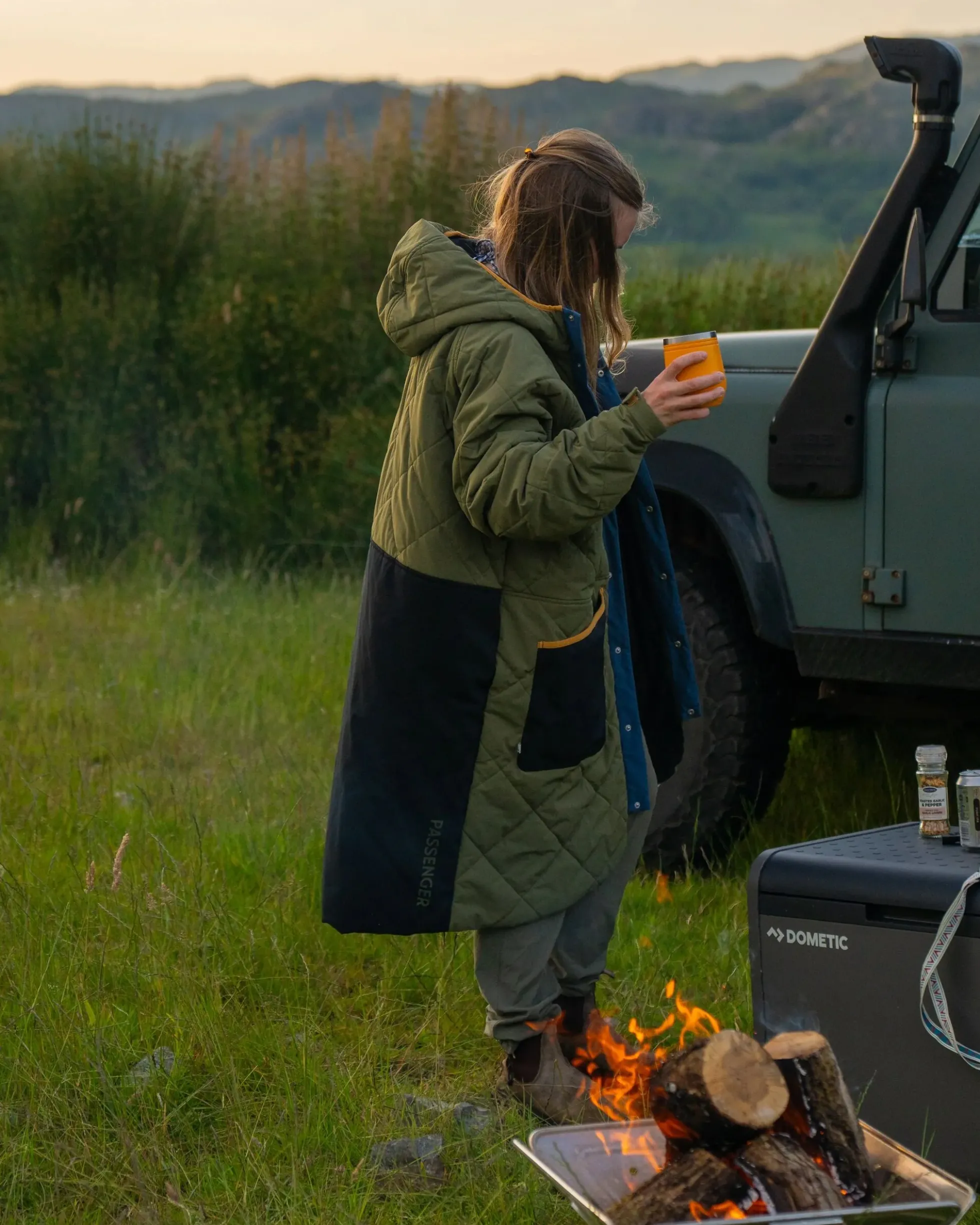 Campscape Fleece gefütterter Parka