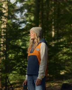 Damen Alexander Kapuzen-Polartec Fleece – Sunrise Orange