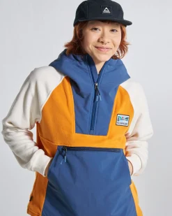 Damen Alexander Kapuzen-Polartec Fleece – Sunrise Orange