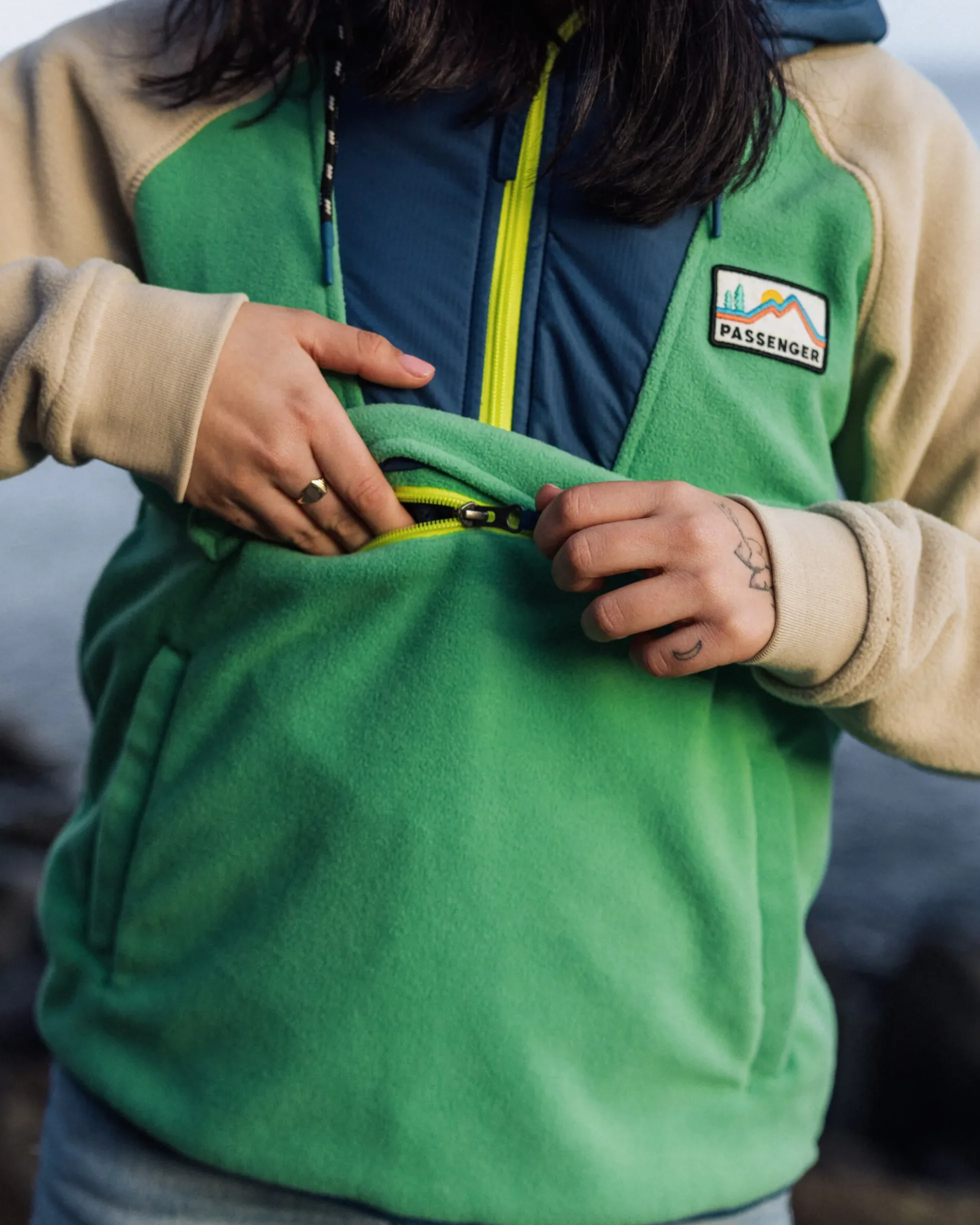 Damen Alexander Polar Hooded Fleece