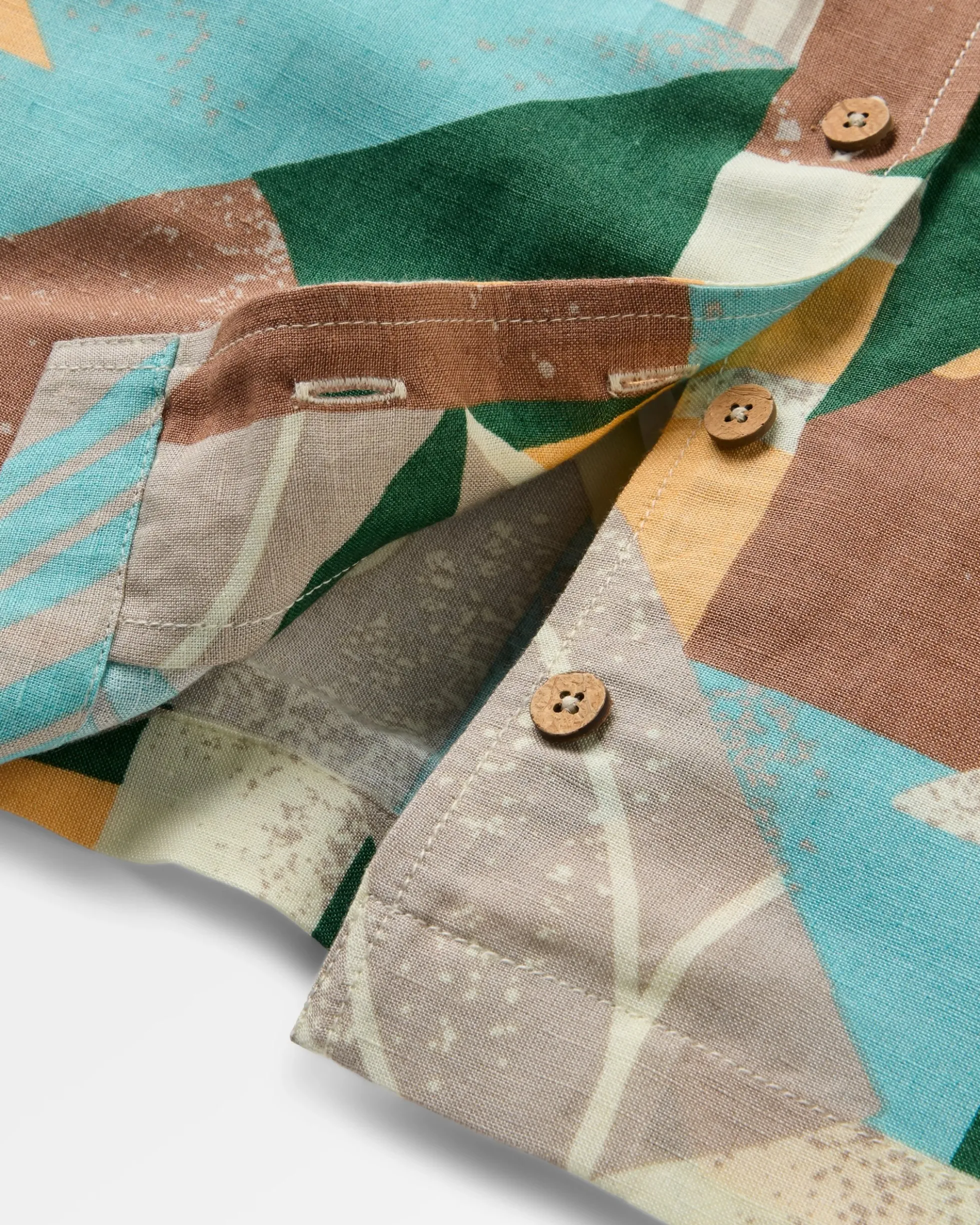 Damen Arden Linen Kurzarmhemd