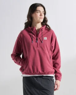 Damen Ayla Micro Polartec® Fleece mit Kapuze