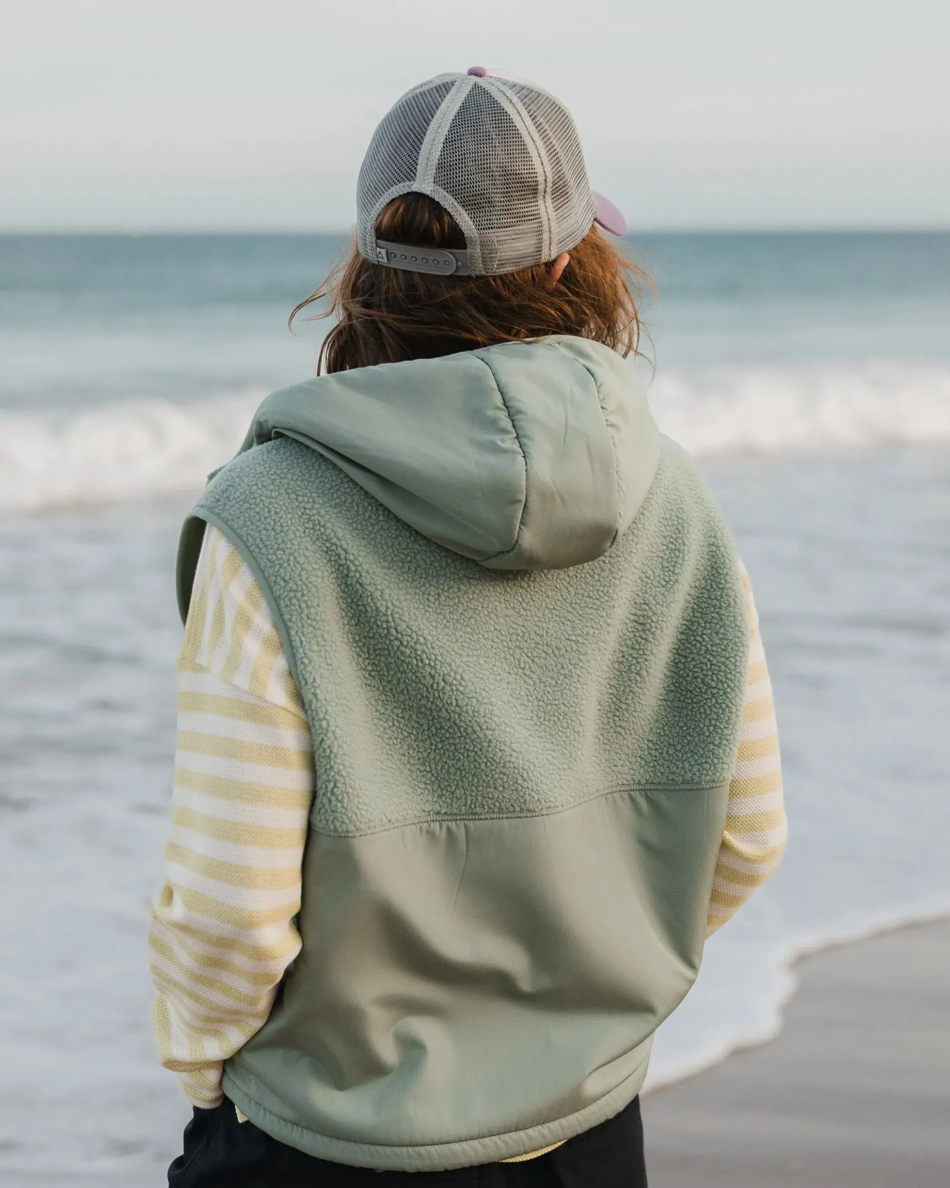 Damen Beebalm Sherpa-Fleece-Top
