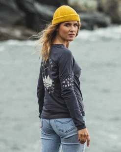 Damen Big Leaf LS Langarmshirt
