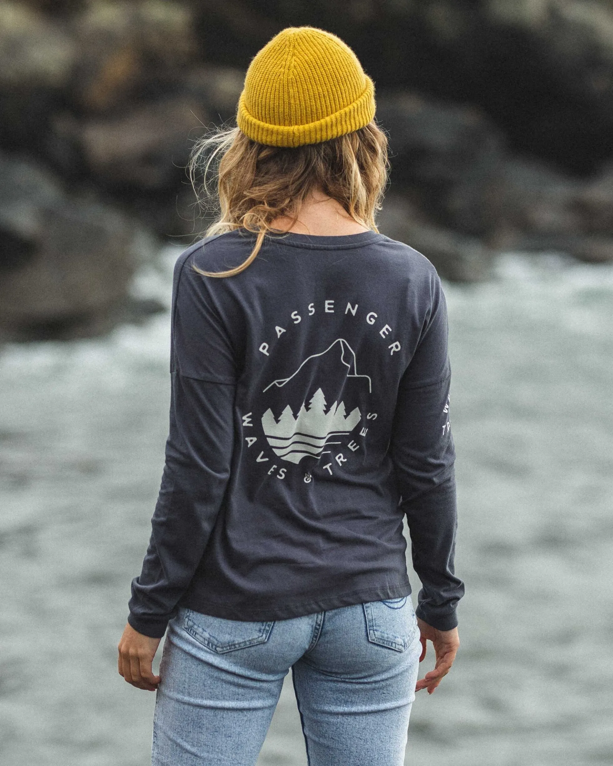 Damen Big Leaf LS Langarmshirt