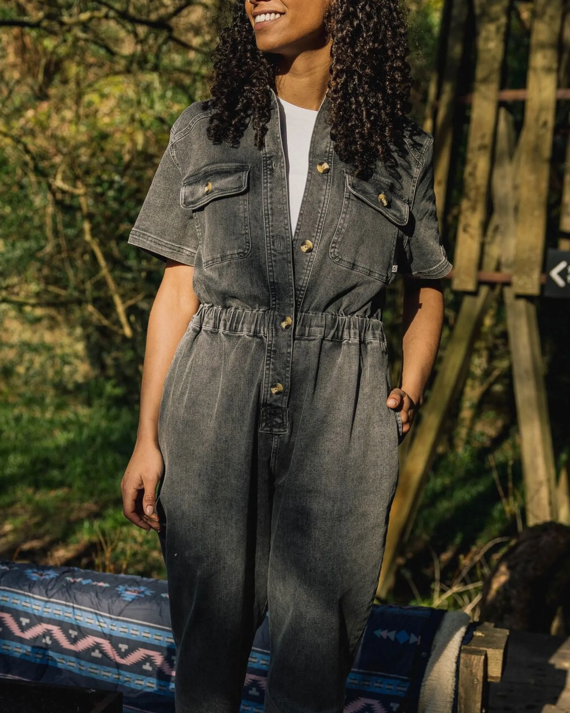 Damen Bluebell Bio-Baumwoll Jumpsuit