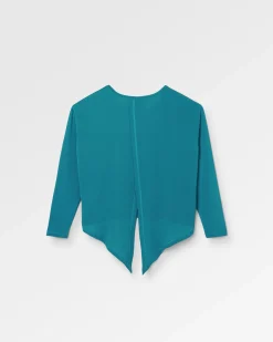 Damen Chakra Tie Back Active Langarmshirt