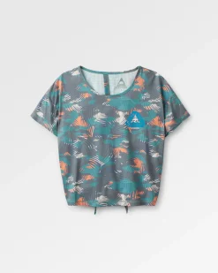 Damen Chakra Tie Back Active T-Shirt