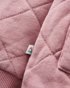 Damen Clementine Gesteppter Popper Up Hoodie