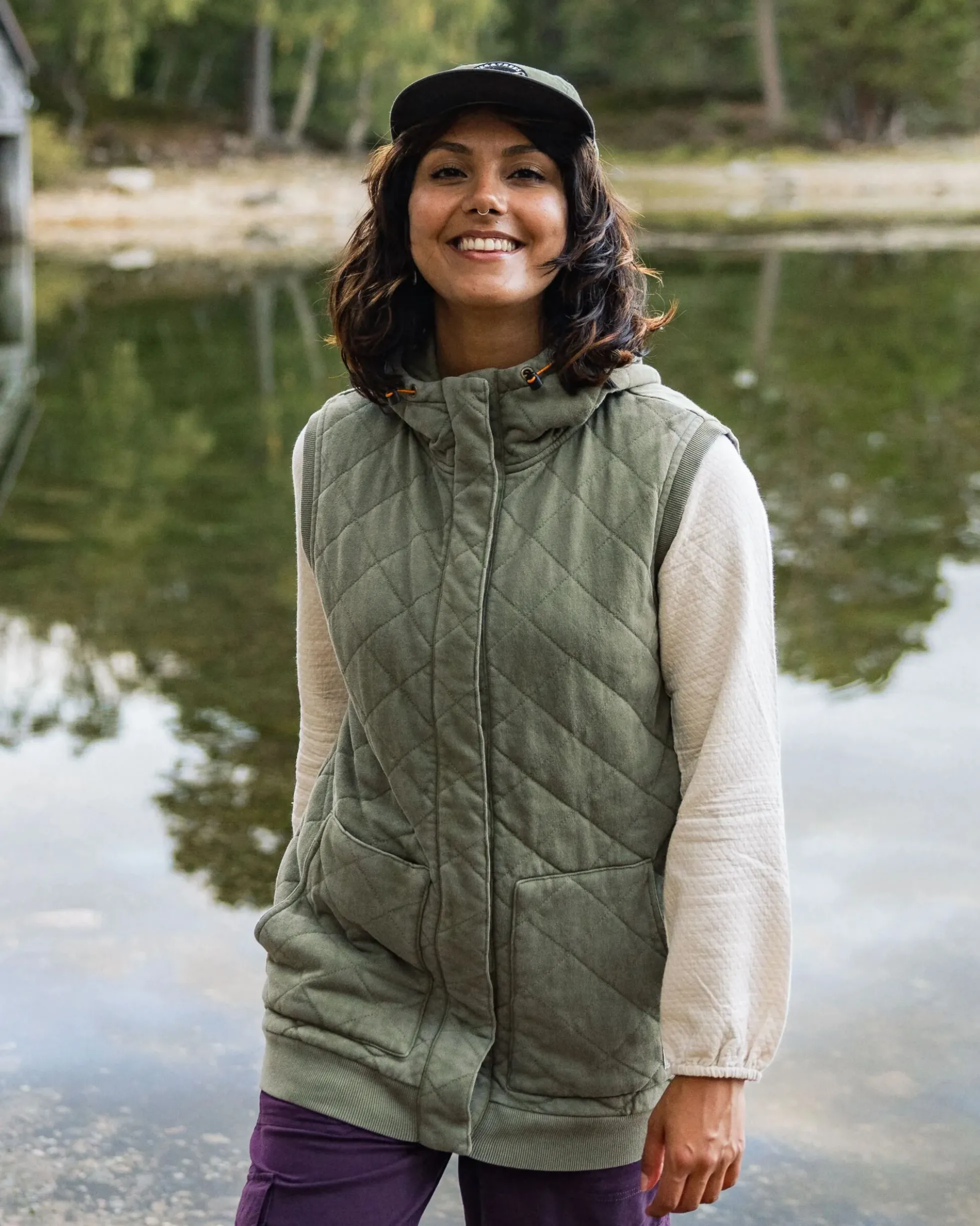 Damen Clementine Gesteppte Weste