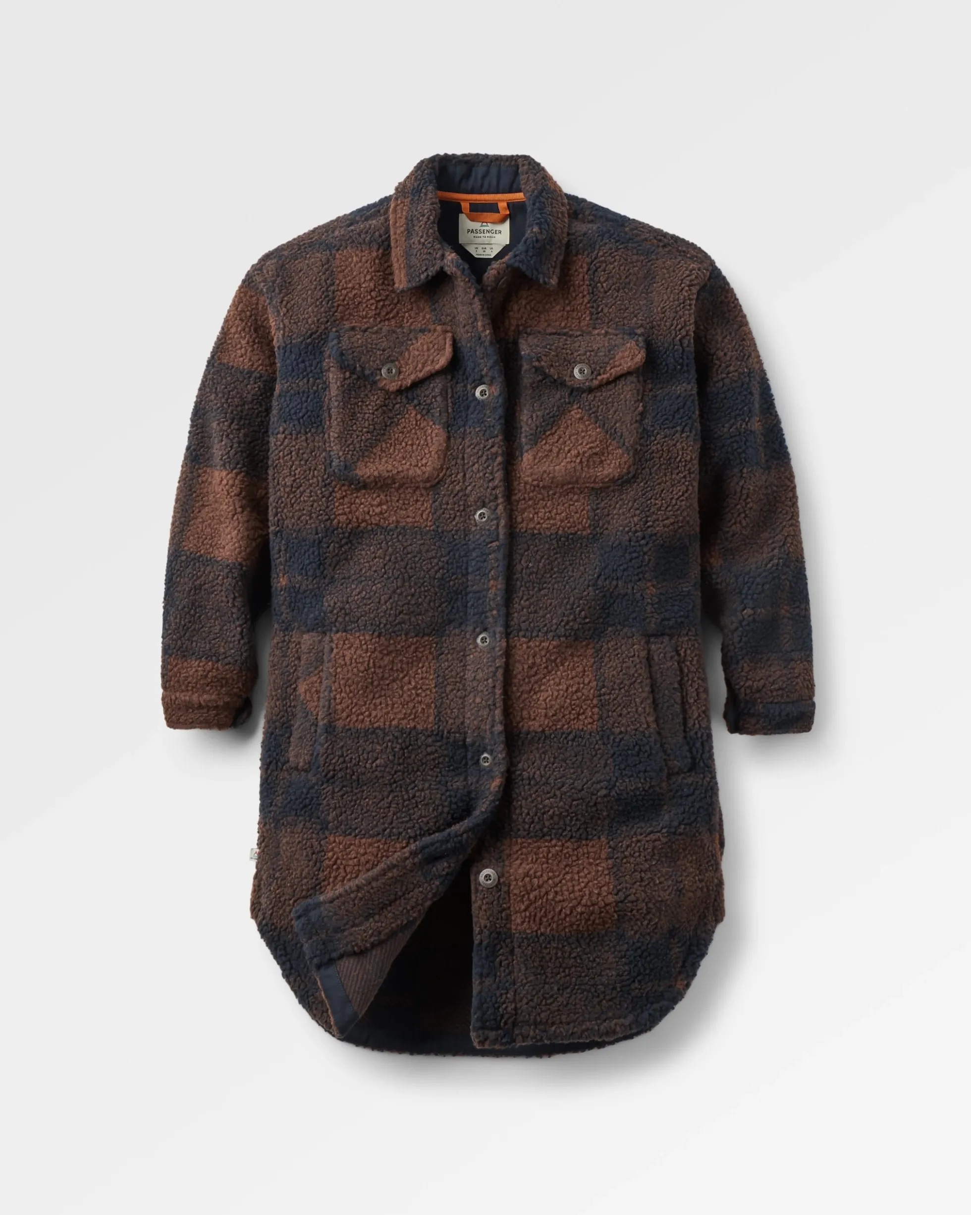 Damen Cloudy Sherpa Fleece Hemd