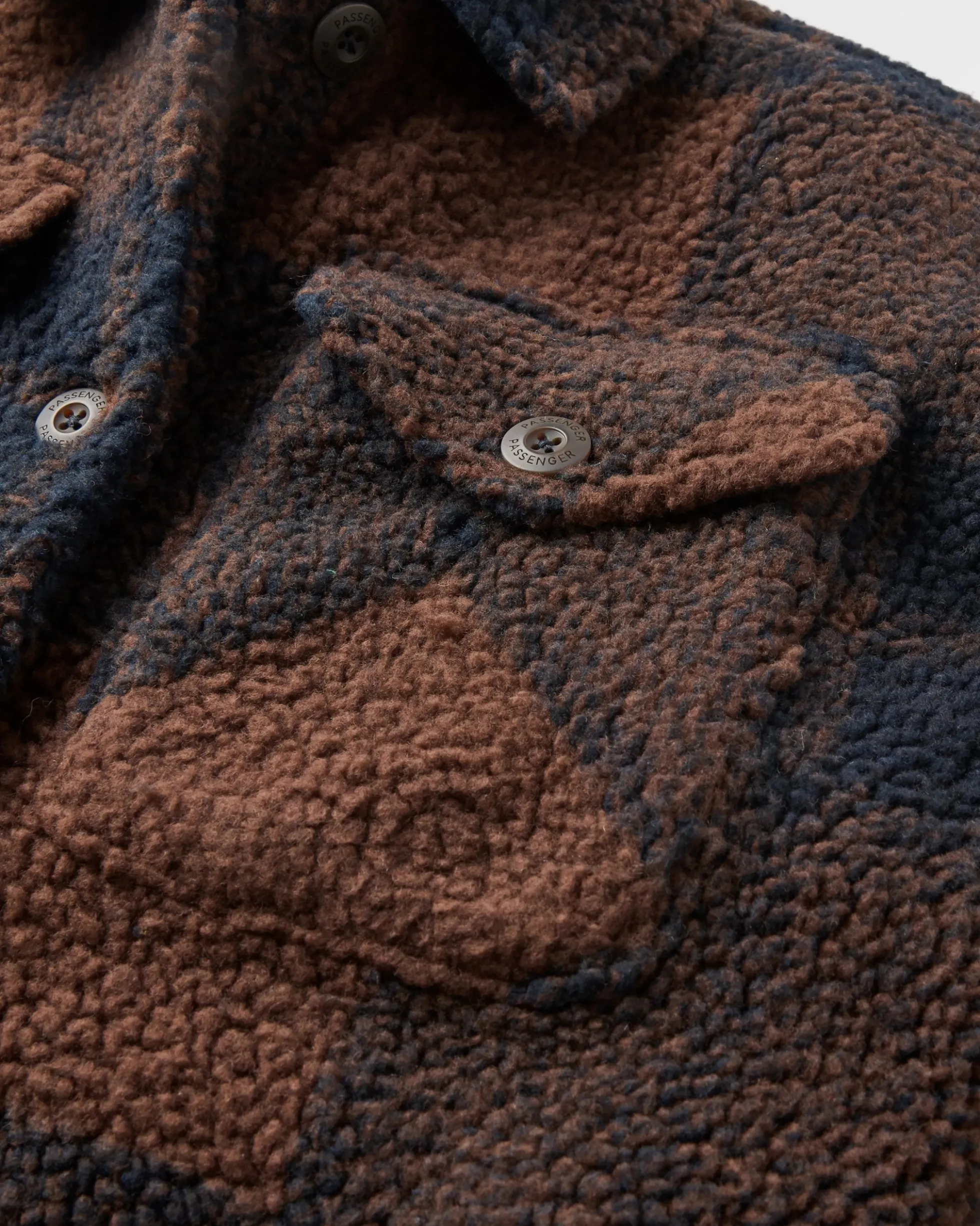 Damen Cloudy Sherpa Fleece Hemd
