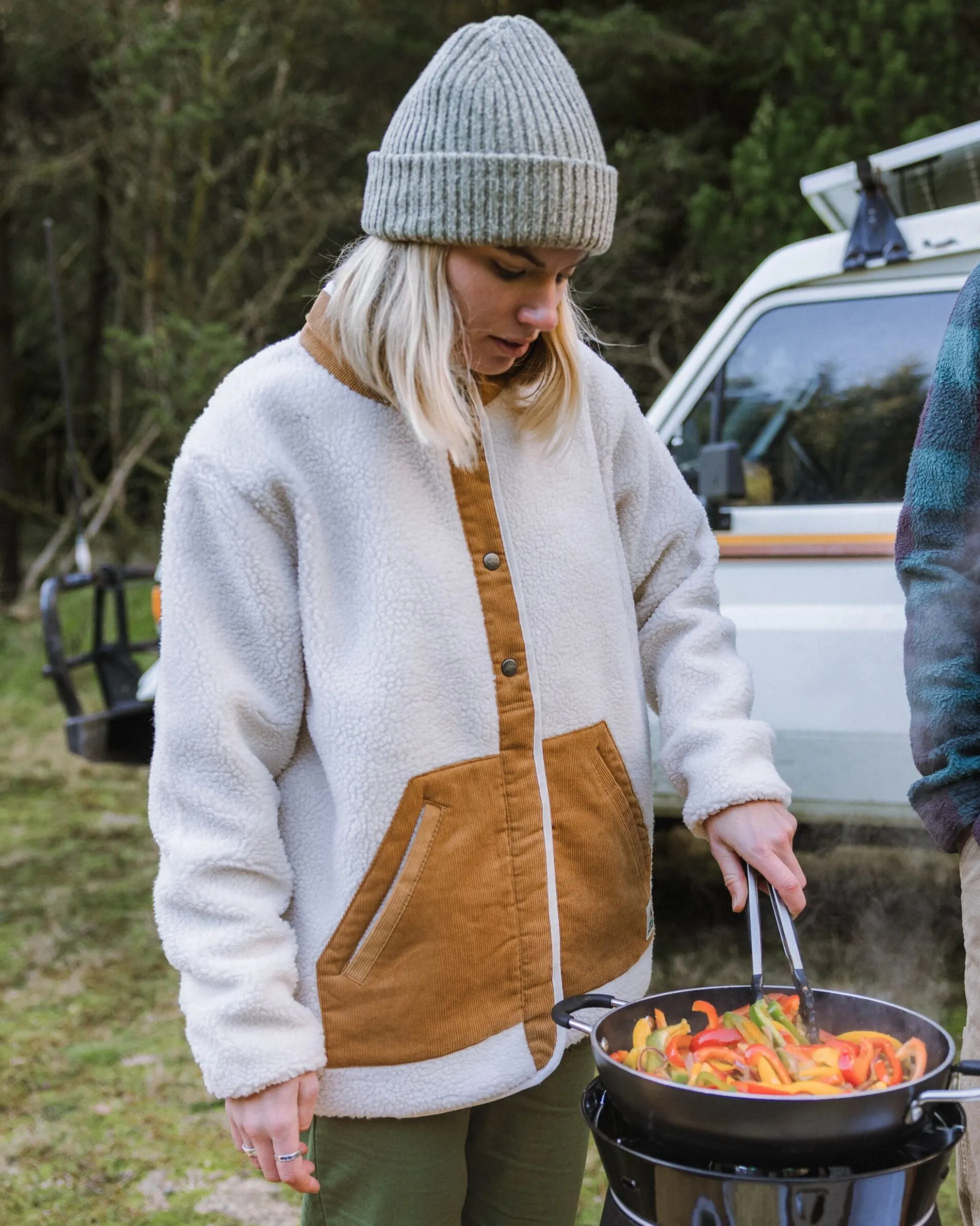Damen Clover Sherpa Fleece