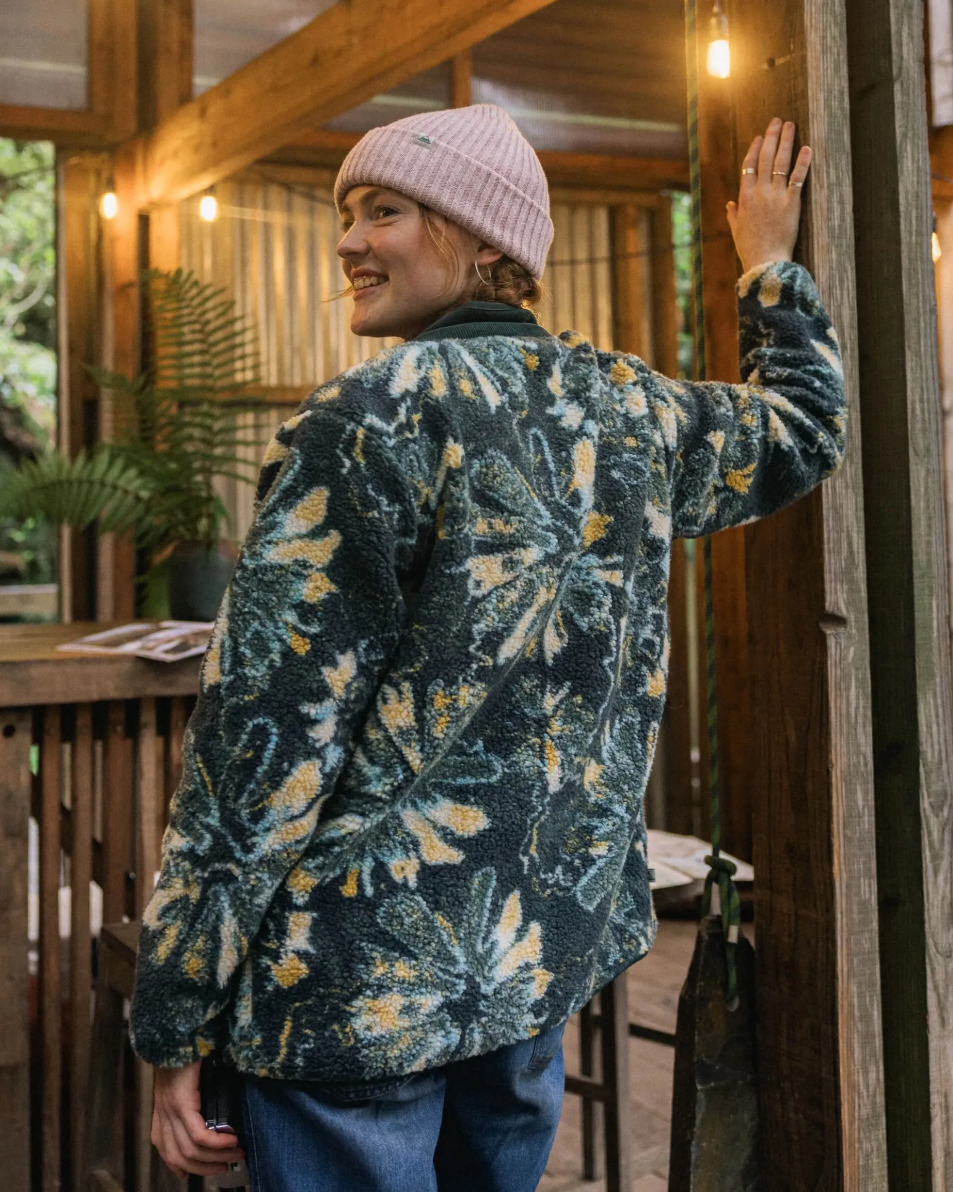 Damen Clover Sherpa-Fleece