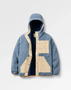 Damen Clover Sherpa Kapuzen Fleece