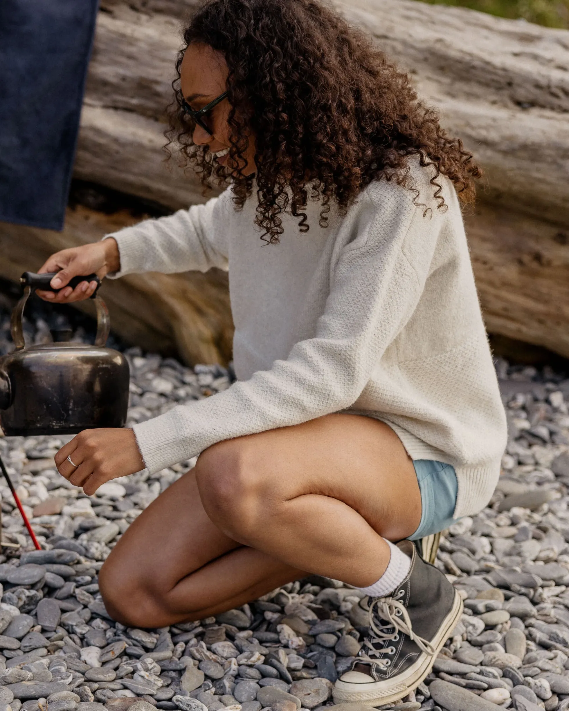 Damen Cove 2.0 Bio-Baumwolle Strickpullover