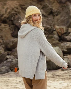 Damen Cove Full Zip Gestrickter Hoodie