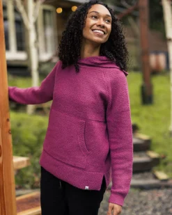 Damen Cove Gestrickter Hoodie