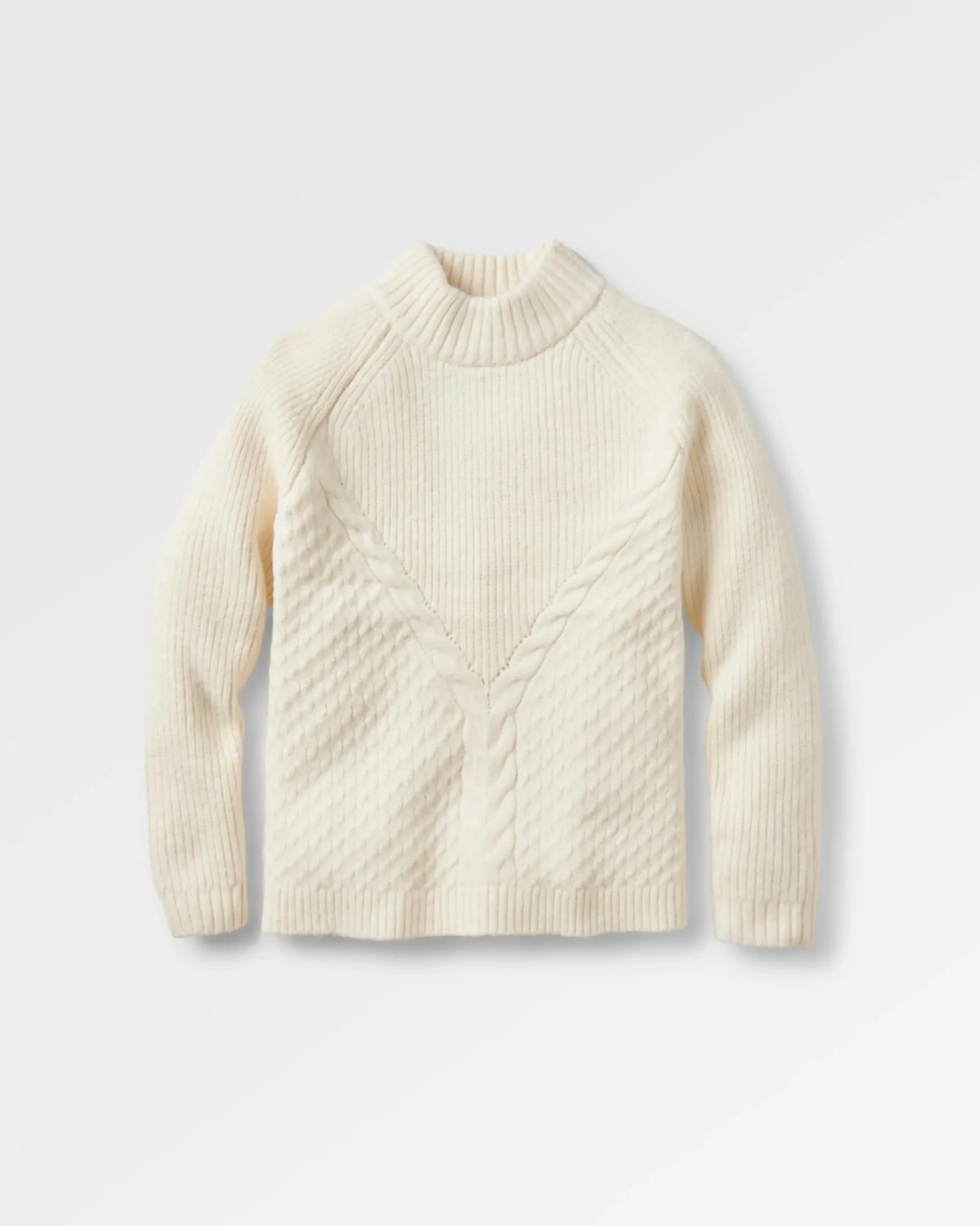 Damen Cozy Kabel-Strick-Pullover