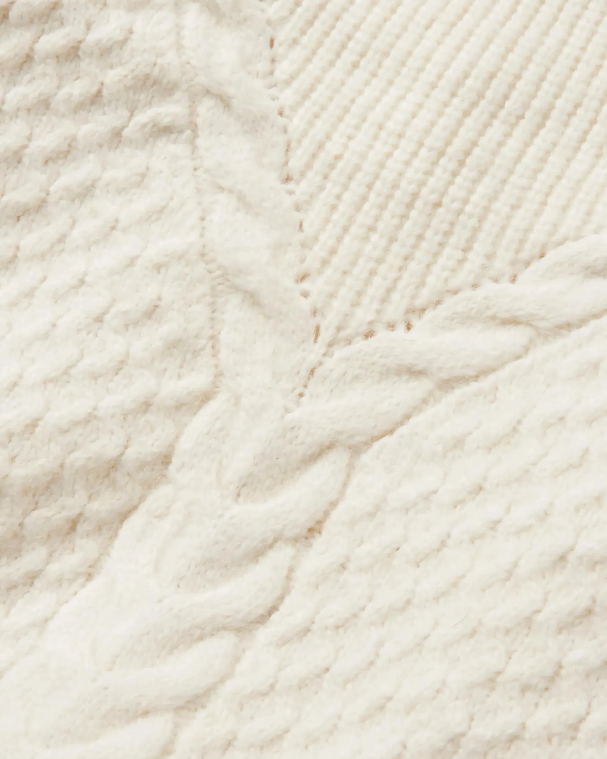 Damen Cozy Kabel-Strick-Pullover