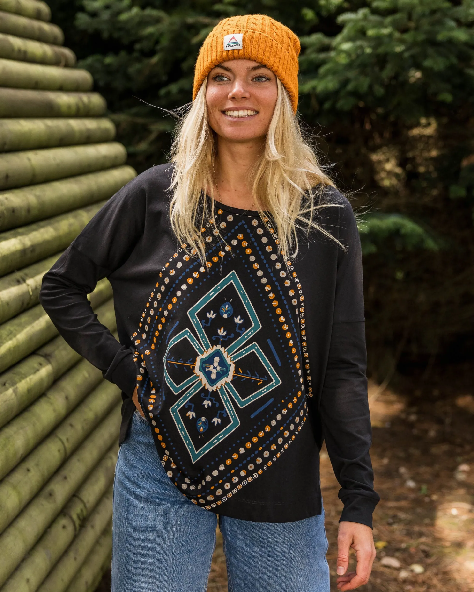 Damen Craft Bio-Baumwolle Langarm-T-Shirt