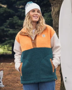 Damen Create Tiefflor-Sherpa-Fleece