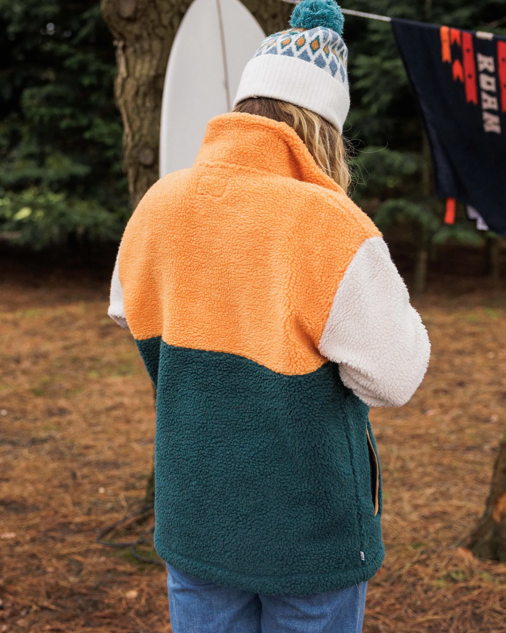 Damen Create Tiefflor-Sherpa-Fleece