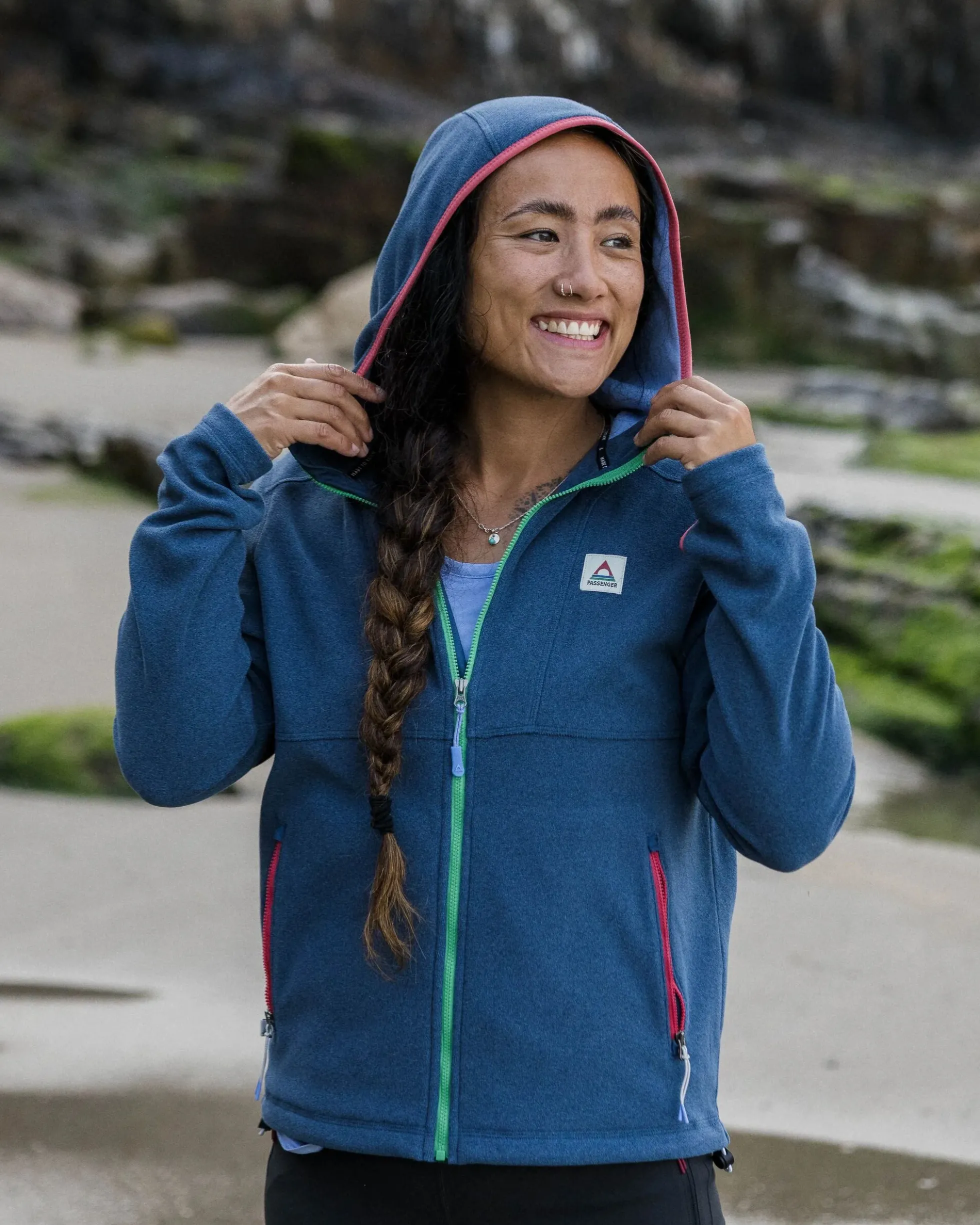 Damen Crest Polartec® Fleece-Kapuzenpullover