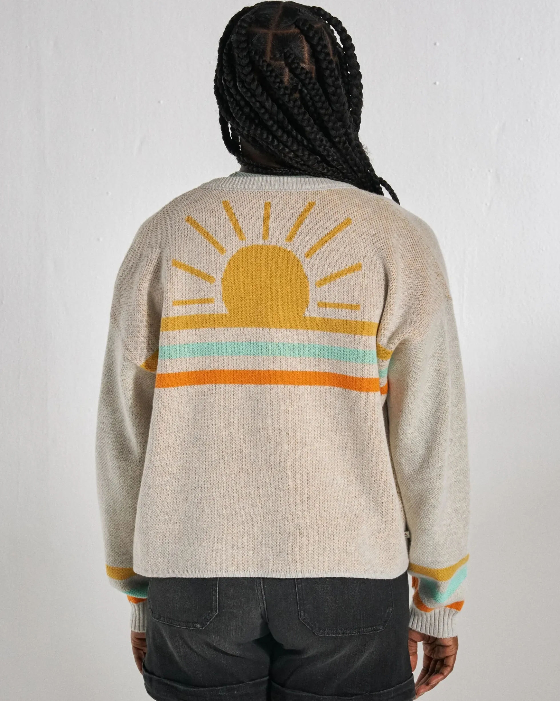 Damen Dawner Gestrickter Cardigan