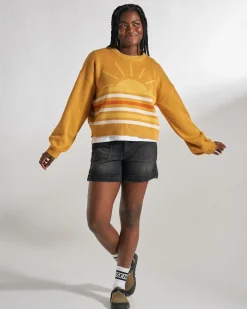 Damen Dawner Gestrickter Pullover