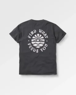 Damen Discovery hochgekrempeltes Ärmel T-Shirt