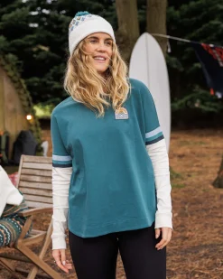 Damen Dream Bio-Baumwolle Oversized Langarmshirt