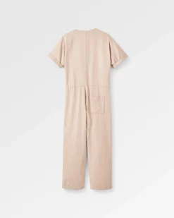 Damen Esen Kurzarm-Jumpsuit