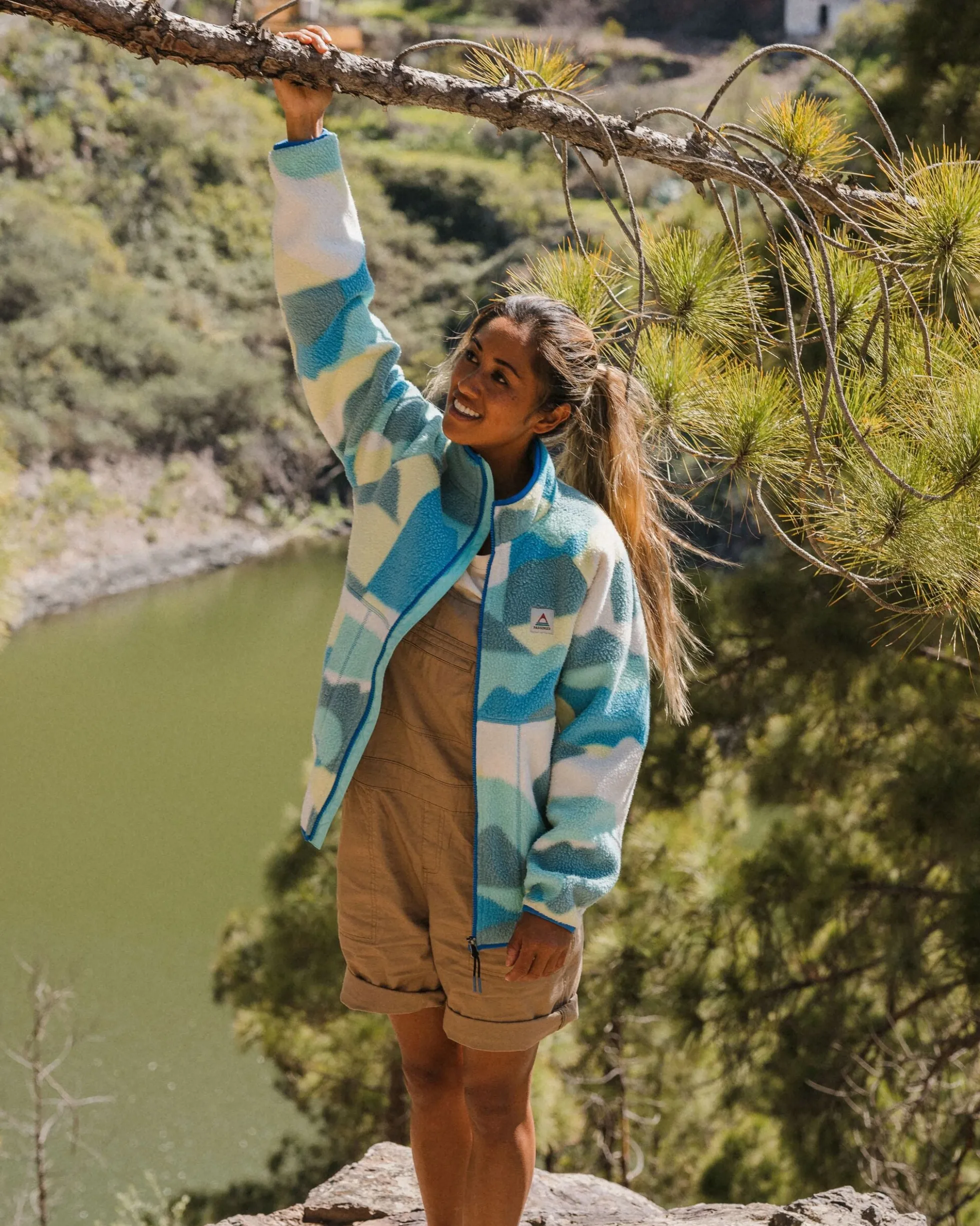 Damen Fairbanks Sherpa-Fleece mit Reißverschluss