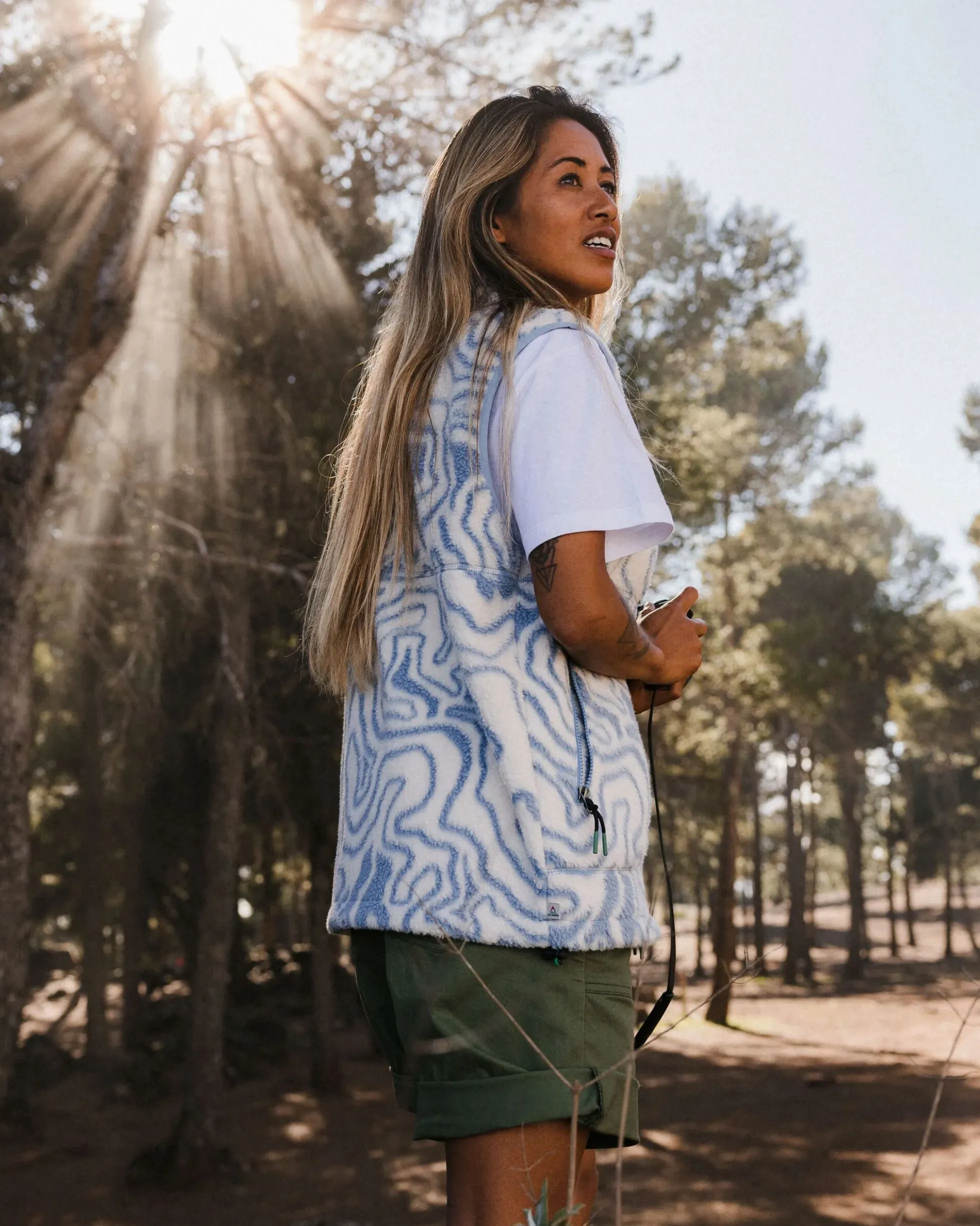 Damen Fairbanks Sherpa Weste