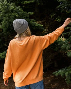 Damen Fauna Bio-Baumwoll Strukturiertes Sweatshirt