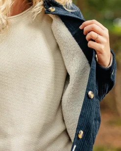 Damen Flint Cord-Overshirt