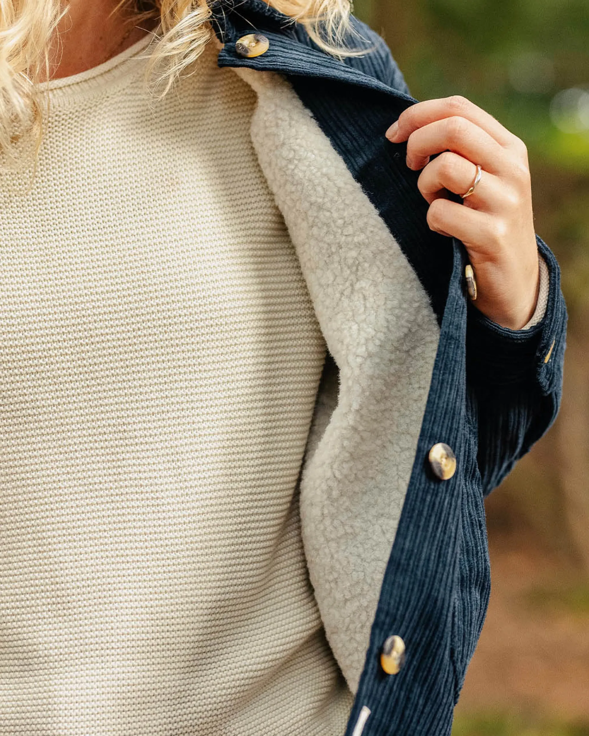 Damen Flint Cord-Overshirt