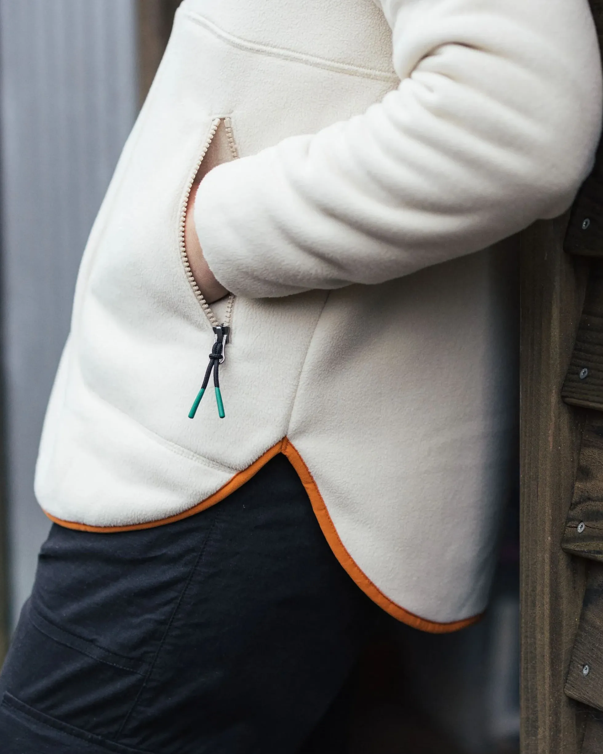 Damen Folksy Sherpa-Fleece