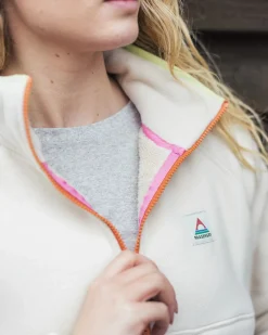 Damen Folksy Sherpa-Fleece