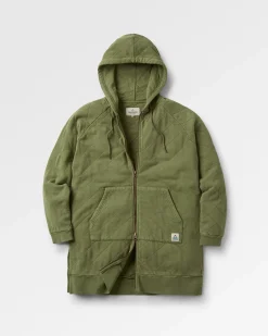 Damen Getaway Gesteppter Full Zip Hoodie