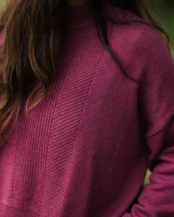 Damen Hideout Übergroßer Bio-Strickpullover
