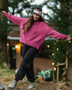 Damen Hideout Übergroßer Bio-Strickpullover