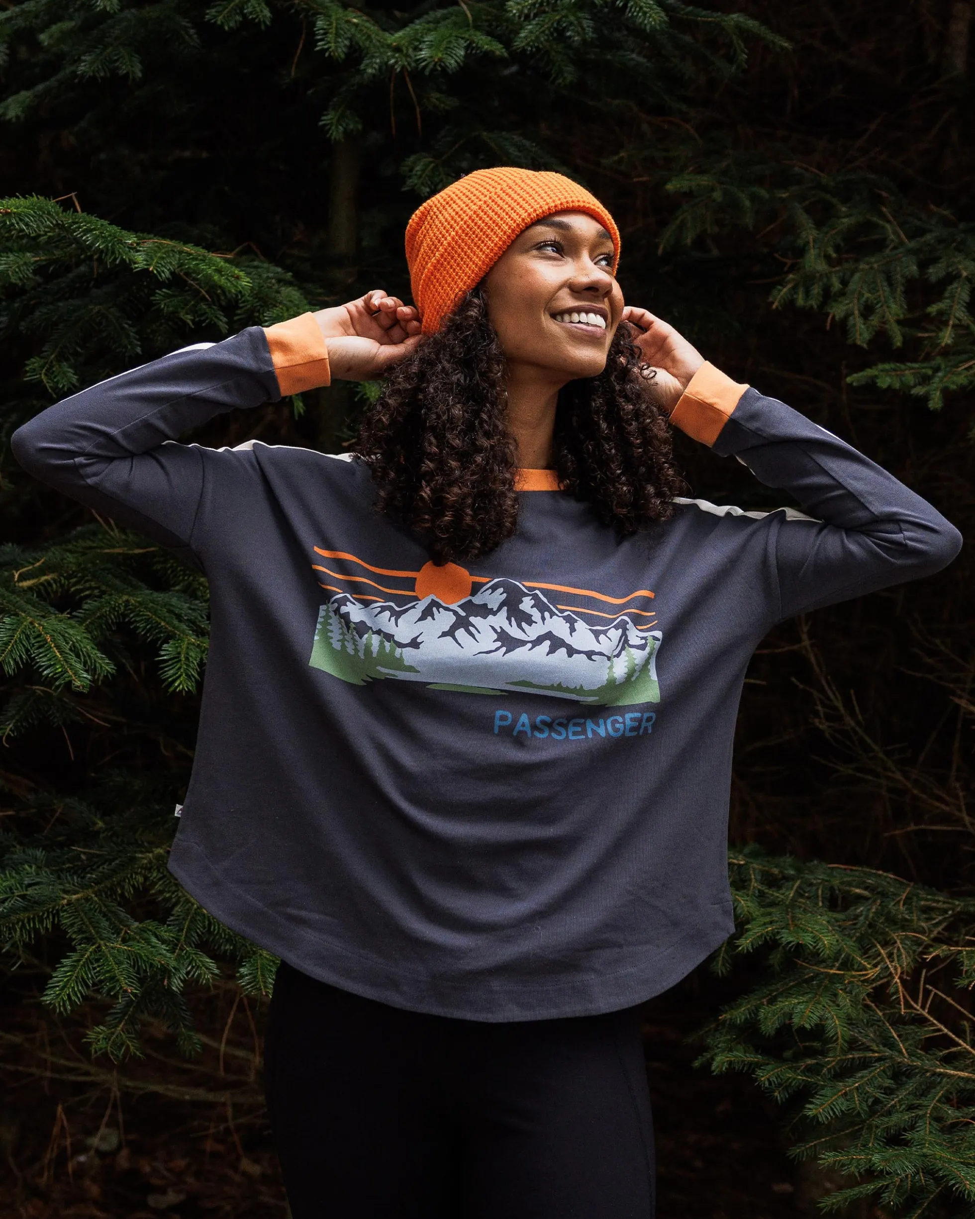 Damen Hilltop Bio-Baumwolle LS T-Shirt