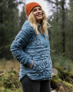Damen Holistic Sherpa Kapuzenfleece