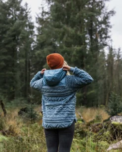 Damen Holistic Sherpa Kapuzenfleece