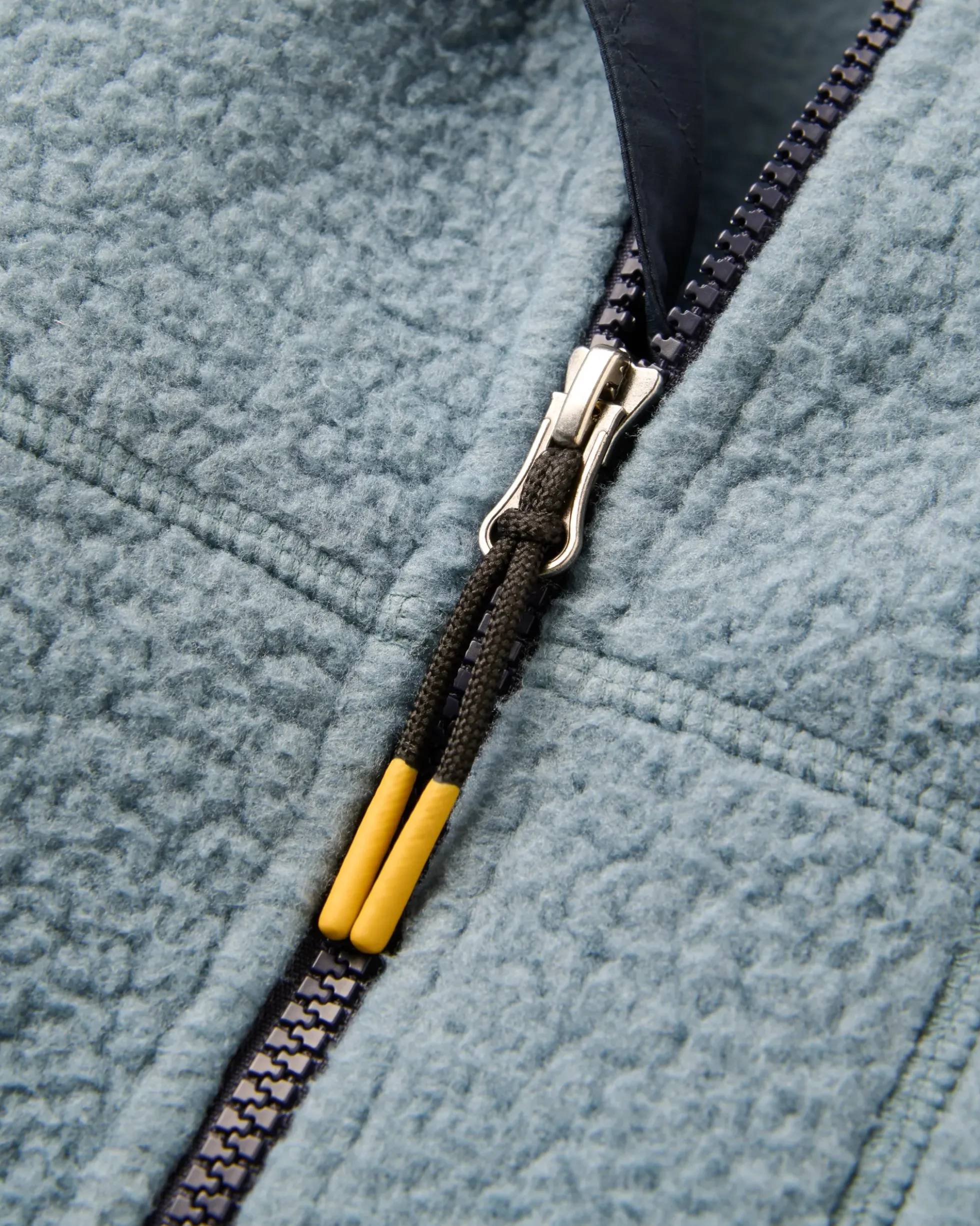 Damen Home Full Zip Hooded Sherpa Fleece