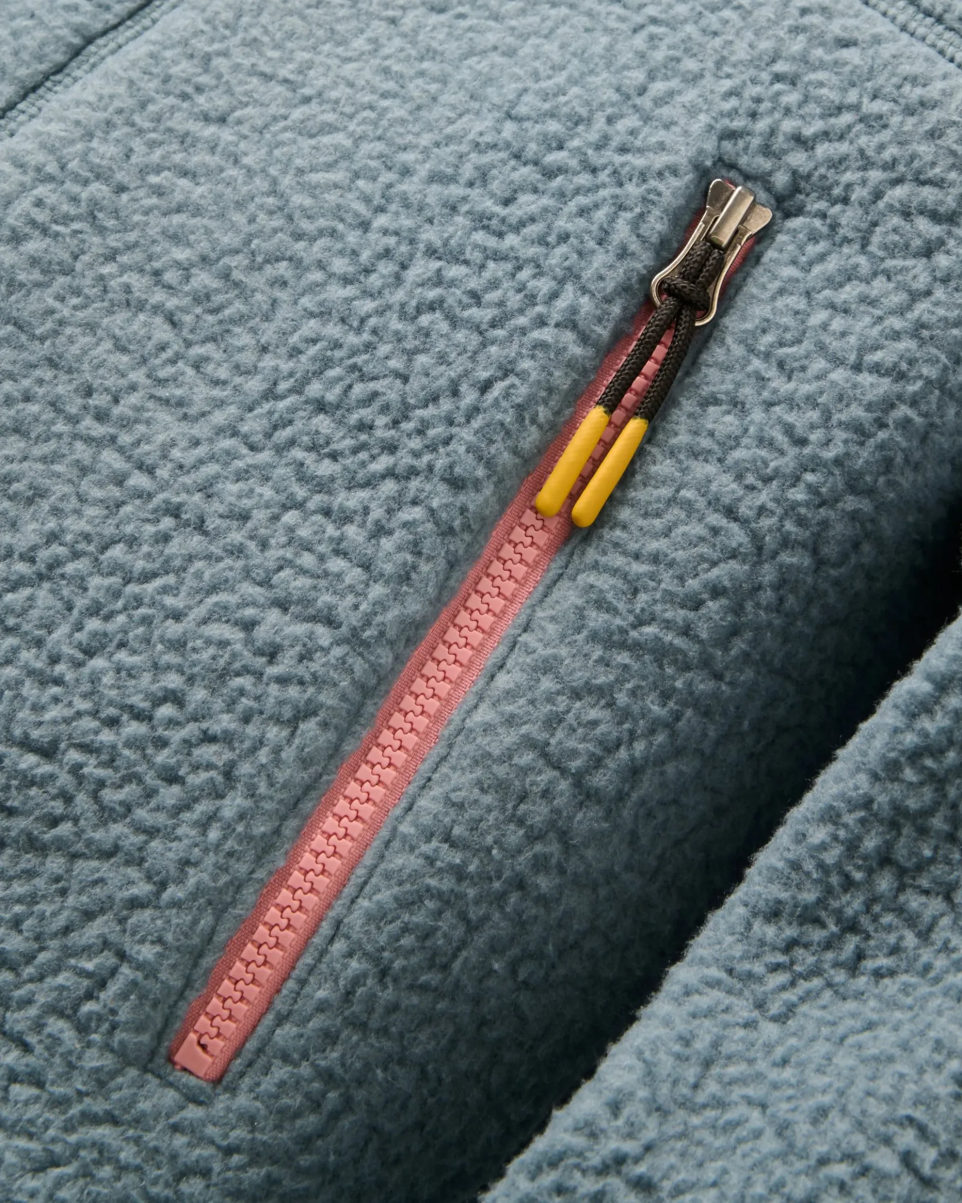 Damen Home Full Zip Hooded Sherpa Fleece